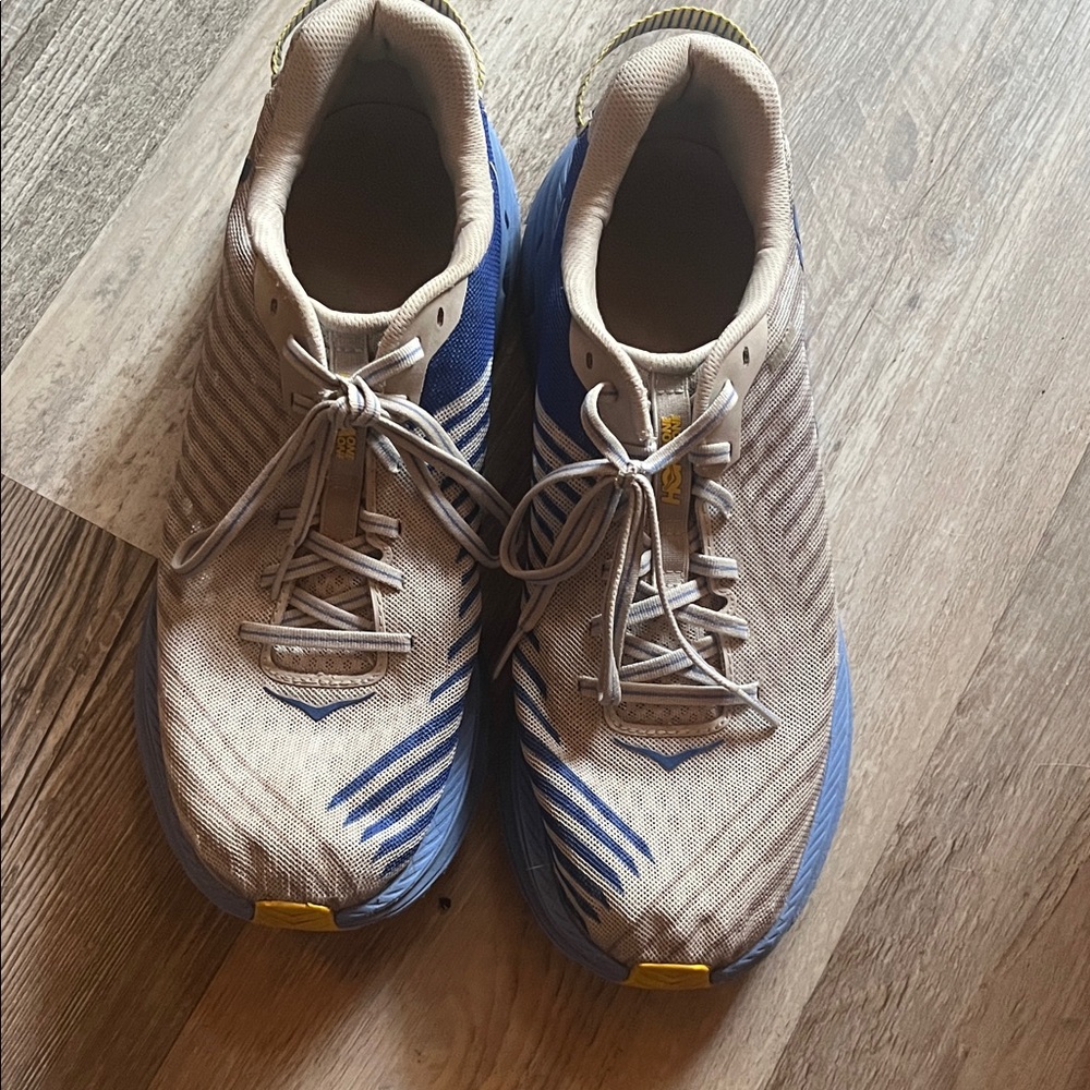 Men's HOKA Athletic Shoes in Gray and Blue